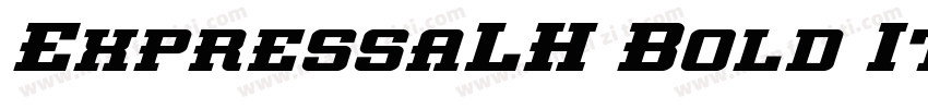 ExpressaLH Bold Ital字体转换